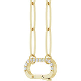 14K Yellow Gold .08 CTW Natural Diamond Charm 16" Necklace