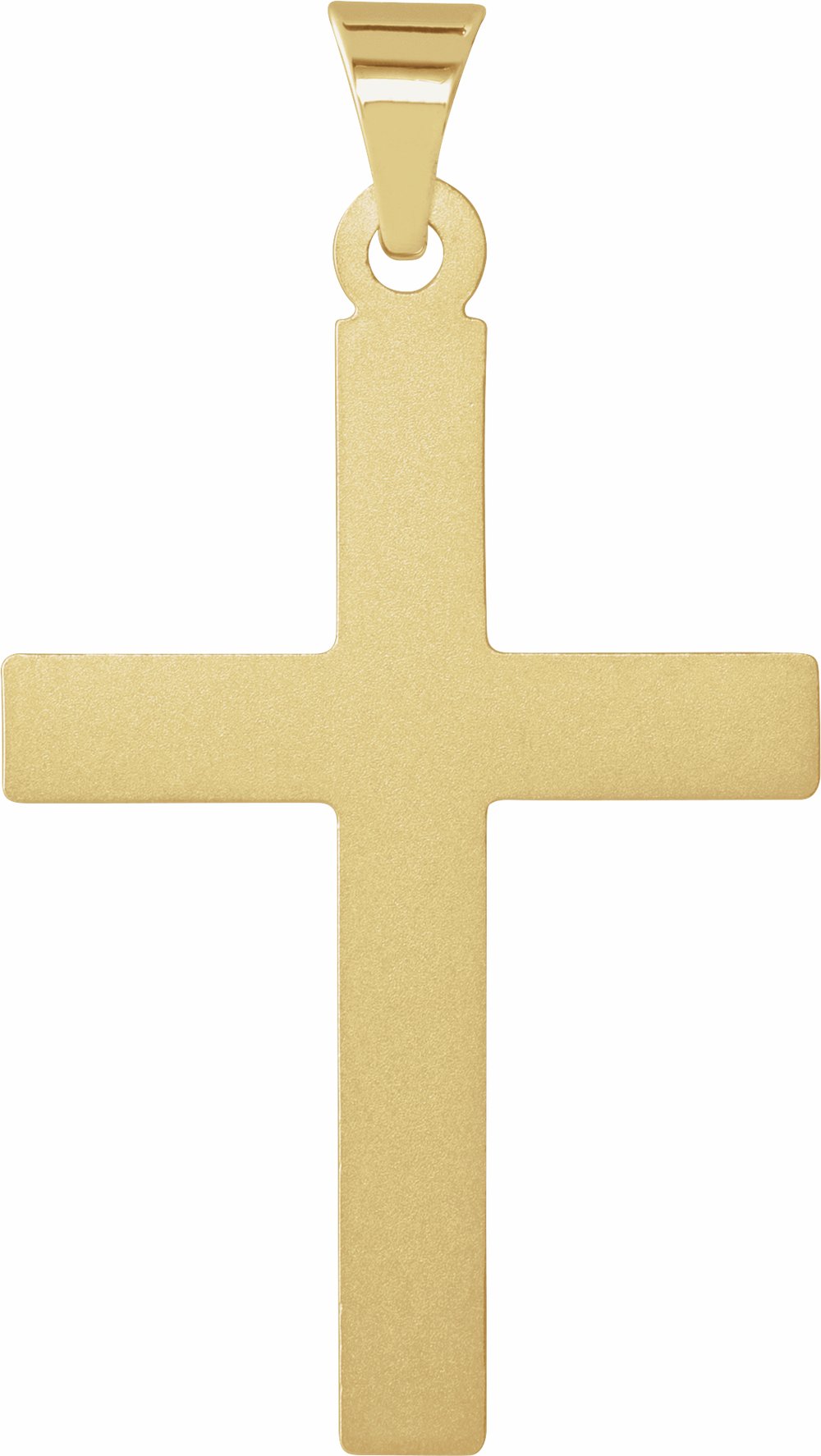 14K Yellow Cross Pendant