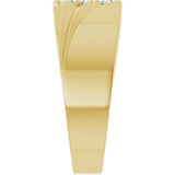 14K Yellow 1/5 CTW Lab-Grown Diamond Band
