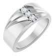 14K White 1/5 CTW Lab-Grown Diamond Band