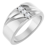 14K White 1/5 CTW Lab-Grown Diamond Band
