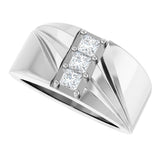 14K White 1/2 CTW Lab-Grown Diamond Band
