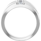 14K White 1/2 CTW Lab-Grown Diamond Band