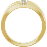 14K Yellow 1/4 CTW Lab-Grown Diamond Band