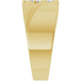14K Yellow 1/4 CTW Lab-Grown Diamond Band
