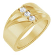 14K Yellow 1/4 CTW Lab-Grown Diamond Band