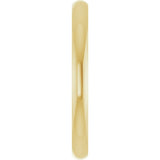10K Yellow Gold 2 mm Ultra-Lightweight Comfort-Fit Half Round Band Size 5.5