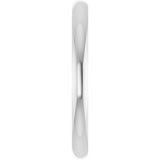 10K White Gold 2 mm Ultra-Lightweight Comfort-Fit Half Round Band Size 6