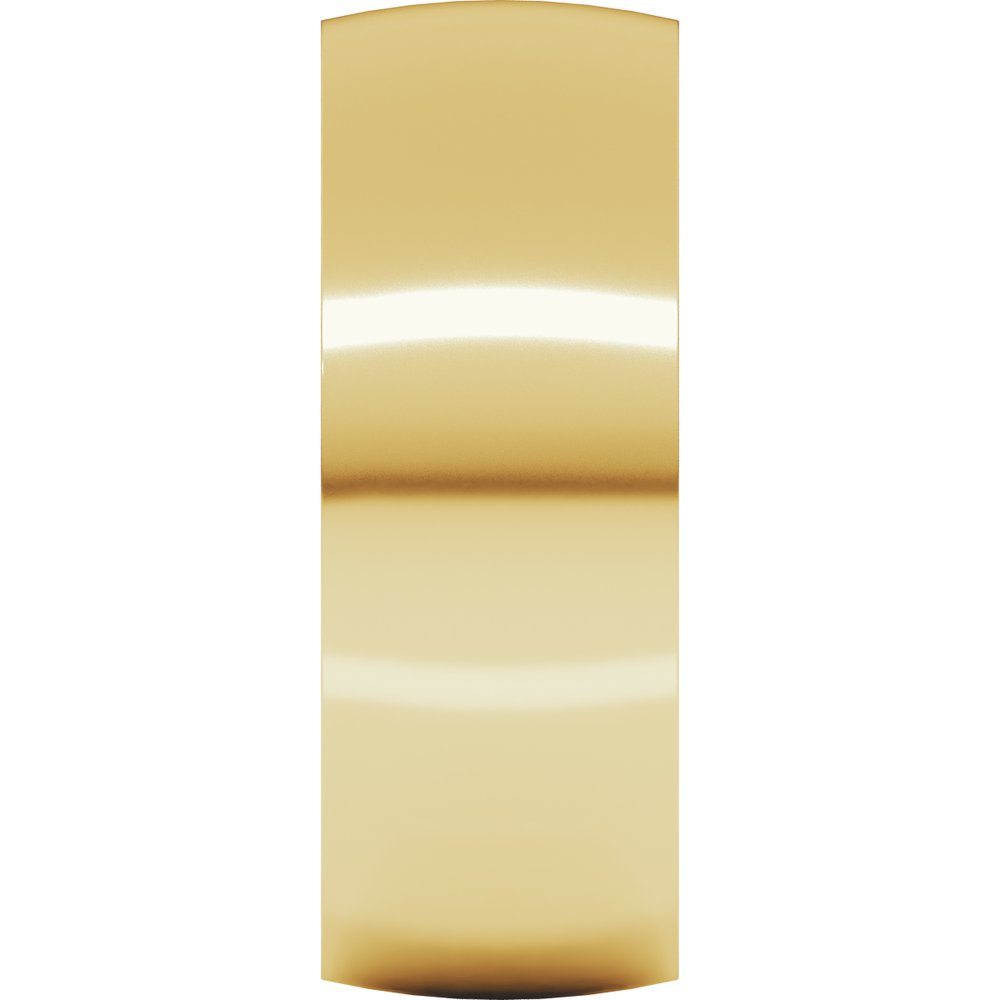 14K Yellow 7 mm Ultra-Lightweight Half Round Band