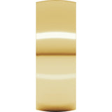 14K Yellow 7 mm Ultra-Lightweight Half Round Band