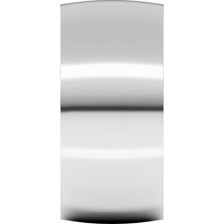 10K White 9 mm Ultra-Lightweight Comfort-Fit Half Round Band Size 10