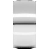 Platinum 9 mm Ultra-Lightweight Comfort-Fit Half Round Band Size 11.5