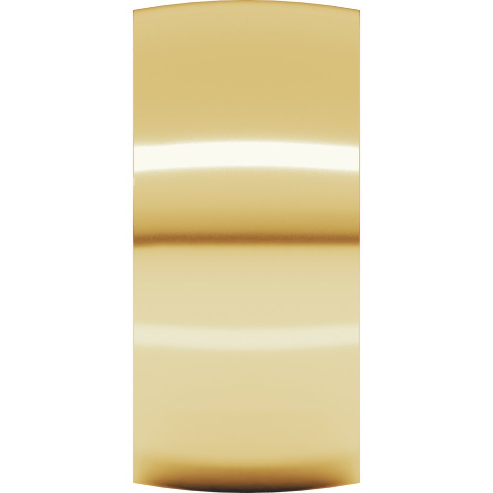 14K Yellow Gold 9 mm Ultra-Lightweight Comfort-Fit Half Round Band Size 11