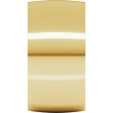14K Yellow Gold 10 mm Ultra-Lightweight Comfort-Fit Half Round Band Size 10.5