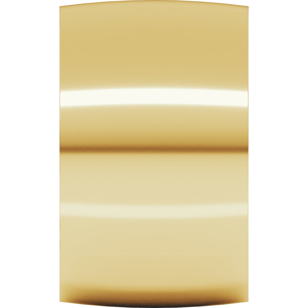 14K Yellow 12 mm Ultra-Lightweight Comfort-Fit Half Round Band Size 7