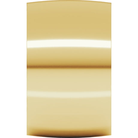 14K Yellow 12 mm Ultra-Lightweight Comfort-Fit Half Round Band
