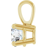14K Yellow Gold 1/3 CT Lab-Grown Diamond Pendant