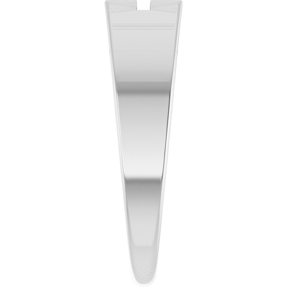 Sterling Silver Rectangle Cross Signet Ring