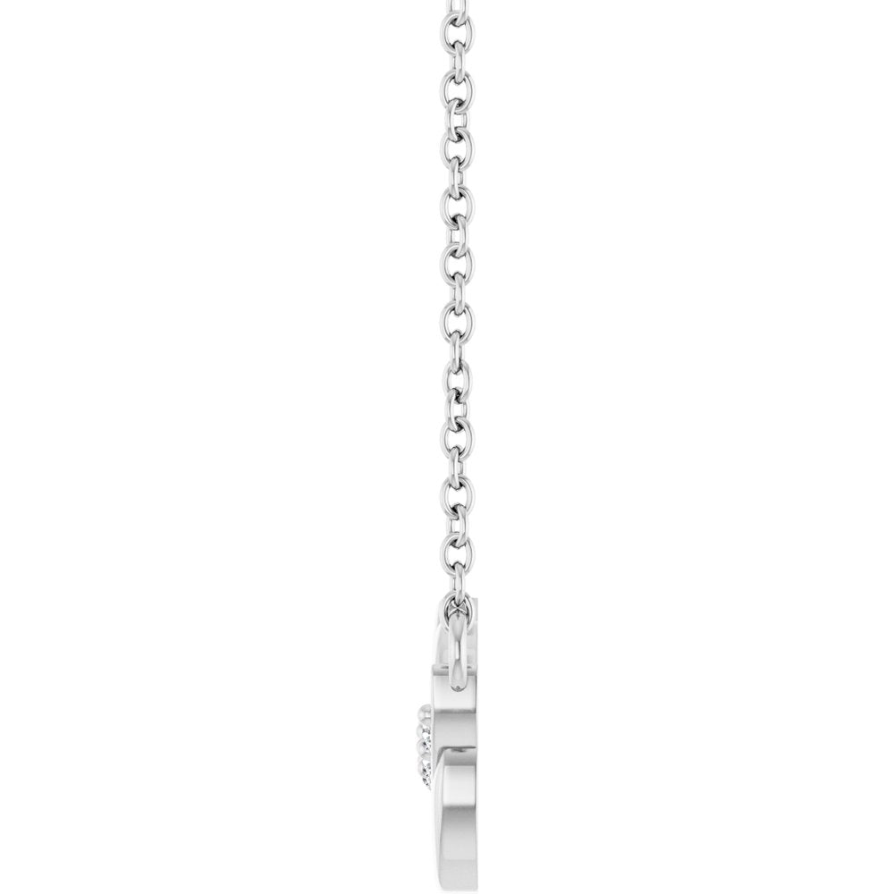Accented Leaf Necklace or Center
