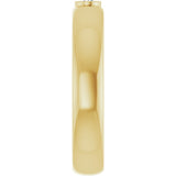 14K Yellow .06 CT Lab Grown Diamond Band Size 10