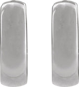 Sterling Silver Hinged 8 mm Hoop Earrings