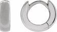 Sterling Silver Hinged 8 mm Hoop Earrings