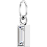 14K White 1/6 CT Lab-Grown Diamond Bezel-Set Pendant