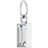 14K White Gold 3/8 CT Lab-Grown Diamond Bezel-Set Pendant