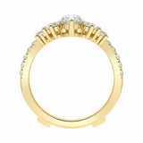 14K Yellow Gold 2 CTW Lab-Grown Diamond Ring Guard