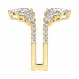 14K Yellow Gold 2 CTW Lab-Grown Diamond Ring Guard