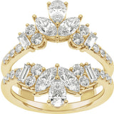 14K Yellow 2 CTW Lab-Grown Diamond Ring Guard