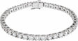 Sterling Silver 6 CTW Lab-Grown Diamond Line 7 1/4" Bracelet