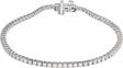 14K White Gold 2 CTW Lab-Grown Diamond Line 7" Bracelet