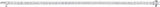 14K White Gold 7 CTW Lab-Grown Diamond Line 7" Bracelet