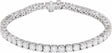 14K White Gold 9 CTW Lab-Grown Diamond Line 7" Bracelet
