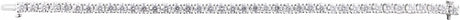 Sterling Silver 10 CTW Lab-Grown Diamond Line 7" Bracelet