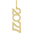 14K Yellow 2027 Year Charm/Pendant