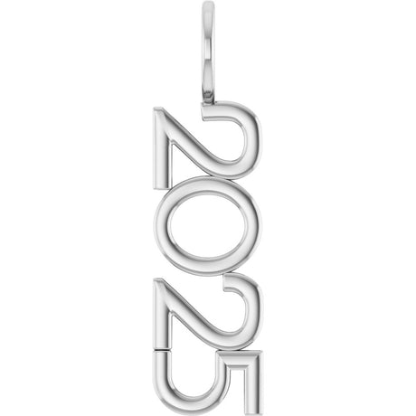 Sterling Silver 2025 Year Charm/Pendant