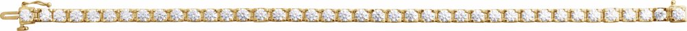 14K Yellow 6 CTW Lab-Grown Diamond Link 7 1/4" Bracelet