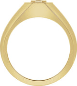 14K Yellow 1/5 CTW Lab-Grown Diamond Band