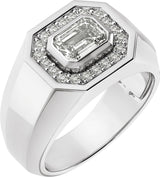 Platinum 1 1/4 CTW Lab-Grown Diamond Band