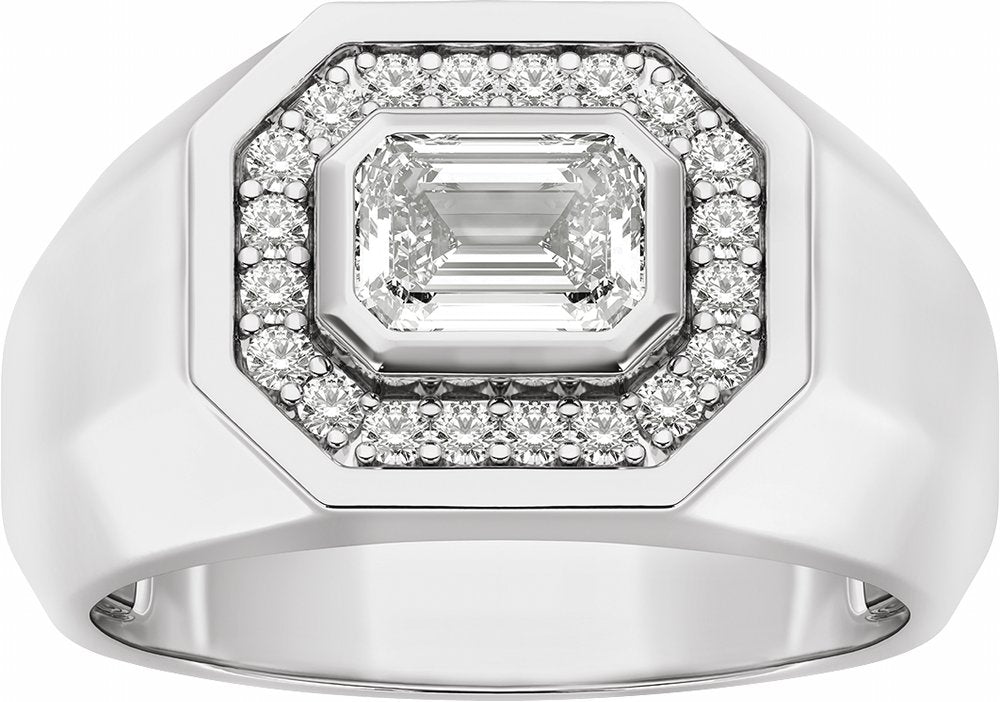 14K White 1 1/4 CTW Lab-Grown Diamond Band