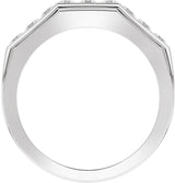 14K White 1/2 CTW Lab-Grown Diamond Band