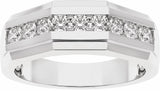 14K White 1/2 CTW Lab-Grown Diamond Band