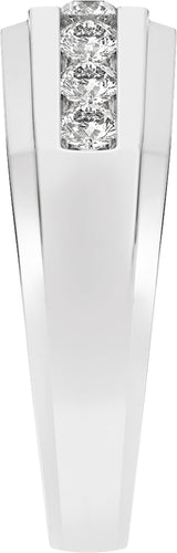 14K White 1/2 CTW Lab-Grown Diamond Band