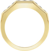 14K Yellow 1/2 CTW Lab-Grown Diamond Band