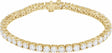 14K Yellow Gold 9 CTW Lab-Grown Diamond Line 7" Bracelet