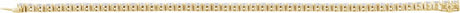 14K Yellow Gold 7 CTW Lab-Grown Diamond Line 7" Bracelet