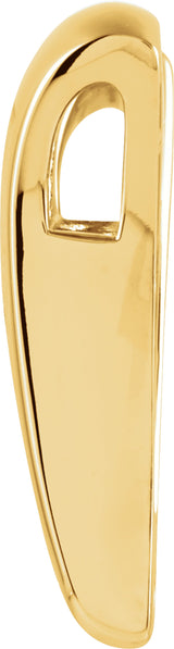 14K Yellow 3/4 CTW Natural Diamond Three-Stone Pendant