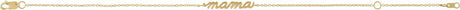 14K Yellow Gold Mama 6 1/2-7 1/2" Bracelet